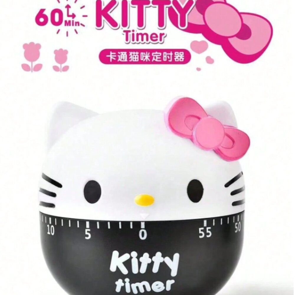Hello Kitty Timer One Hour Mechanical NWT